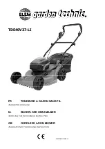 Предварительный просмотр 1 страницы Elem Garden Technic TDE40V37-LI Translation Of The Original Instructions