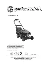 Elem Garden Technic TDTAC46HP5T-P2 Original Instructions Manual предпросмотр