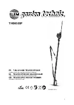 Preview for 1 page of Elem Garden Technic THE450SP Original Instructions Manual