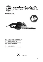 Предварительный просмотр 1 страницы Elem Garden Technic THE501-510 Original Instructions Manual