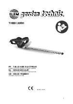 Предварительный просмотр 1 страницы Elem Garden Technic THE6120RH Original Instructions Manual