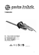 Elem Garden Technic THE800RH Original Instructions Manual предпросмотр