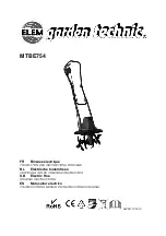 Предварительный просмотр 1 страницы elem garden technic MTBE754 Original Instructions Manual