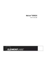 Предварительный просмотр 1 страницы Element Labs Kelvin BRICK User Manual