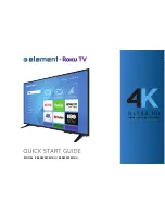 Preview for 1 page of Element Roku TV E4SW5518RKU Quick Start Manual