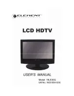 Preview for 1 page of Element 19LE30Q User Manual