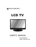 Preview for 1 page of Element 42LE45Q User Manual