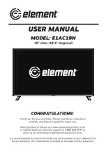 Element E1AC19N User Manual предпросмотр