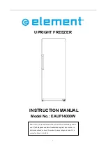 Preview for 1 page of Element EAUF14000W Instruction Manual