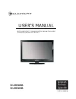 Preview for 1 page of Element ELCHS261 User Manual