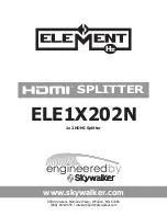 Предварительный просмотр 6 страницы Element ELE1X202N Installation Manual