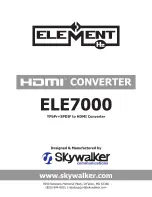 Preview for 6 page of Element ELE7000 Installation Manual