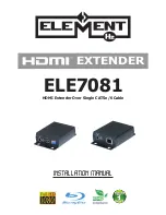 Element ELE7081 Installation Manual preview