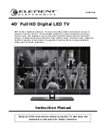 Preview for 1 page of Element ELEFC401 Instruction Manual