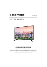 Preview for 1 page of Element ELSW3917BF Instruction Manual