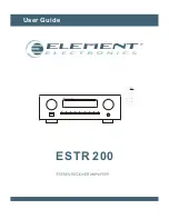 Предварительный просмотр 1 страницы Element ESTR 200 User Manual