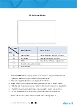 Preview for 20 page of Element M15-FHD User Manual