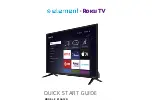 Element Roku TV E1AA32R Quick Start Manual предпросмотр