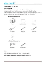 Предварительный просмотр 7 страницы Element RW873 User Manual