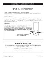 Preview for 3 page of Element4 Lucius 100 GSB Installation, Operation And Owner'S Manual