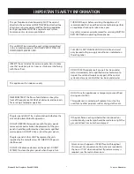 Preview for 5 page of Element4 Lucius 100 GSB Installation, Operation And Owner'S Manual