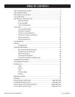 Preview for 2 page of Element4 Modore 240 GSB Installation, Operation And Owner'S Manual