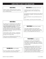 Preview for 4 page of Element4 Modore 240 GSB Installation, Operation And Owner'S Manual