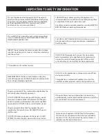 Preview for 5 page of Element4 Modore 240 GSB Installation, Operation And Owner'S Manual