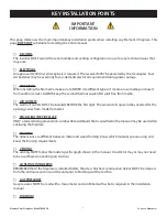 Preview for 6 page of Element4 Modore 240 GSB Installation, Operation And Owner'S Manual