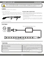 Предварительный просмотр 2 страницы Elemental LED INFINILINE Installation Manual