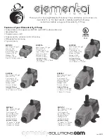 Предварительный просмотр 1 страницы Elemental Solutions EHP204 Manual