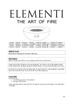 Preview for 60 page of ELEMENTI ART OF FIRE OFG602 Manual