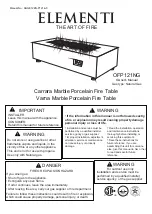 Предварительный просмотр 1 страницы ELEMENTI Carrara Owner'S Manual