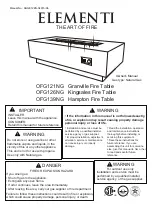 ELEMENTI Granville OFG121NG Manual предпросмотр