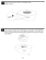 Предварительный просмотр 8 страницы ELEMENTI OFE102-NP Owner'S Manual