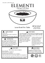 ELEMENTI OFG101 Owner'S Manual предпросмотр