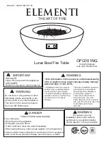 ELEMENTI OFG101NG Owner'S Manual предпросмотр