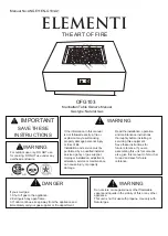 ELEMENTI OFG103 Owner'S Manual предпросмотр