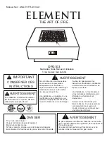 Preview for 41 page of ELEMENTI OFG103 Owner'S Manual