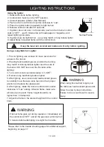 Предварительный просмотр 13 страницы ELEMENTI OFG105 Owner'S Manual