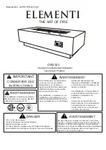 Preview for 41 page of ELEMENTI OFG121 Owner'S Manual