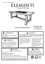 ELEMENTI OFG201NG Owner'S Manual предпросмотр