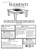 ELEMENTI OFM101LP Owner'S Manual preview