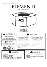 ELEMENTI OFS304NG Owner'S Manual предпросмотр