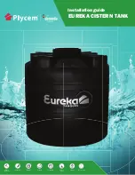 Preview for 1 page of Elementia Materials Plycem Eureka Cistern Tank Installation Manual