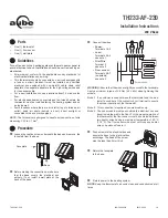 Предварительный просмотр 2 страницы Elements eStat TH232-AF-230 Installation Manual