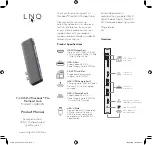 Предварительный просмотр 1 страницы Elements LINQ LQ48005 Product Manual