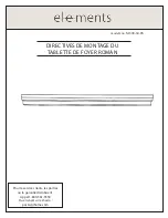 Preview for 5 page of Elements Roman mantel M600-60-ES Assembly Instructions Manual