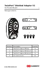 Preview for 2 page of Elements TwistPort V2 Quick Start Manual