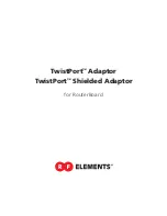 Предварительный просмотр 1 страницы Elements TwistPort Manual